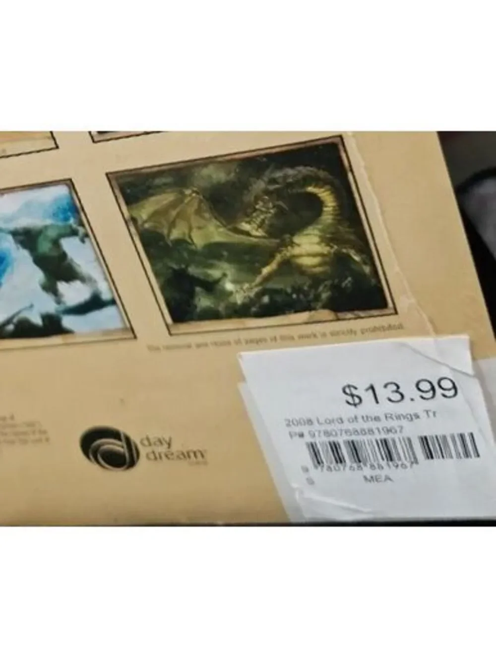 The Lord of the Rings The Rise of the Witch-King 2008 16-Month Calendar w/ Flaws